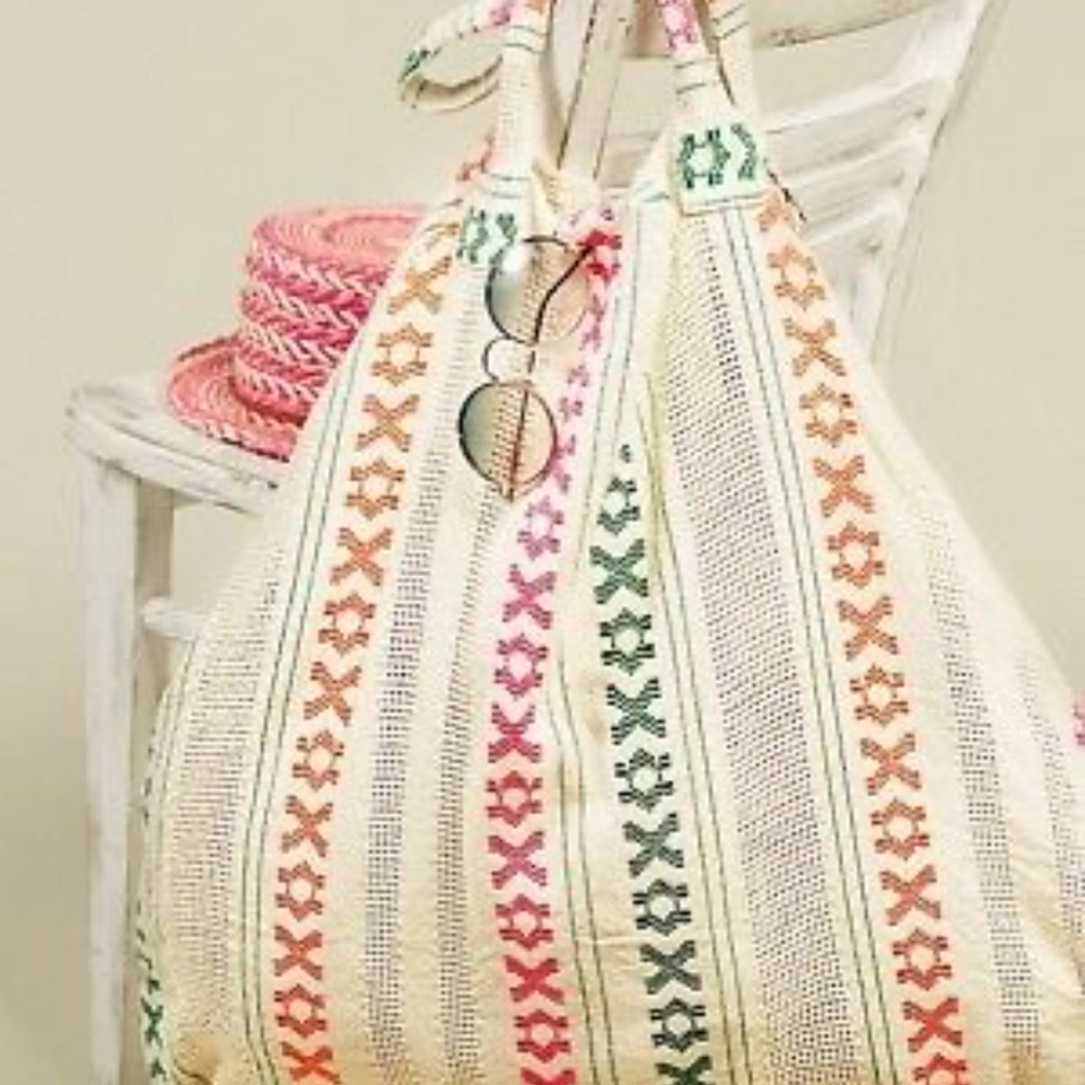 Free People Loren Olivia Waikiki Beach Tote Towel